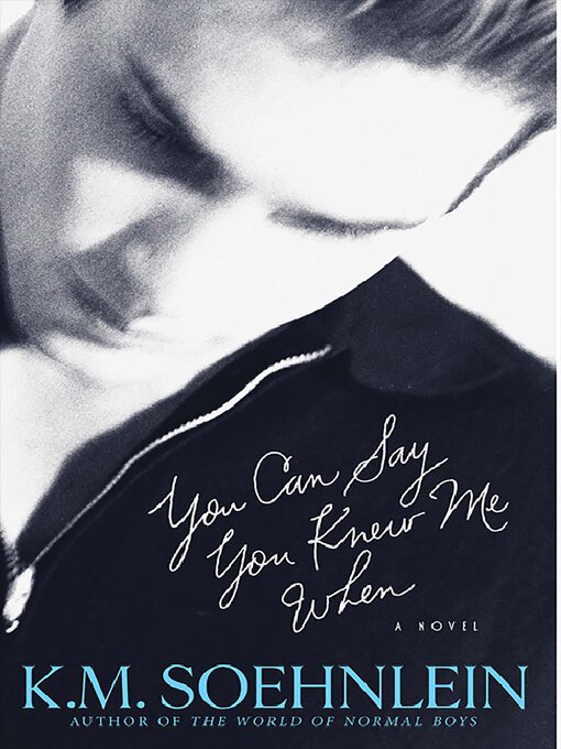 Title details for You Can Say You Knew Me When by K.M. Soehnlein - Available